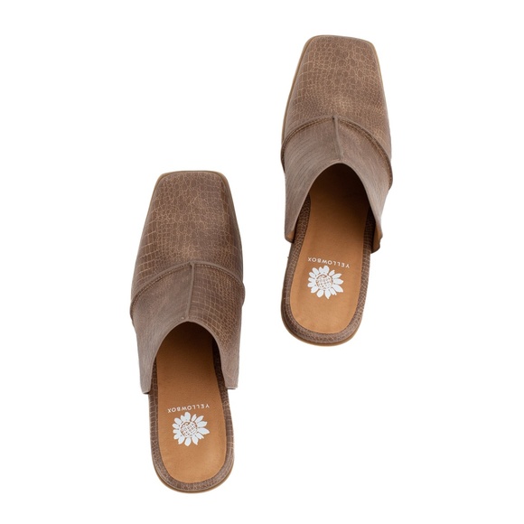 YELLOW BOX MARISSA HEELED MULE SIZE 8 BRAND NEW IN ORIGINAL BOX - Picture 4 of 5